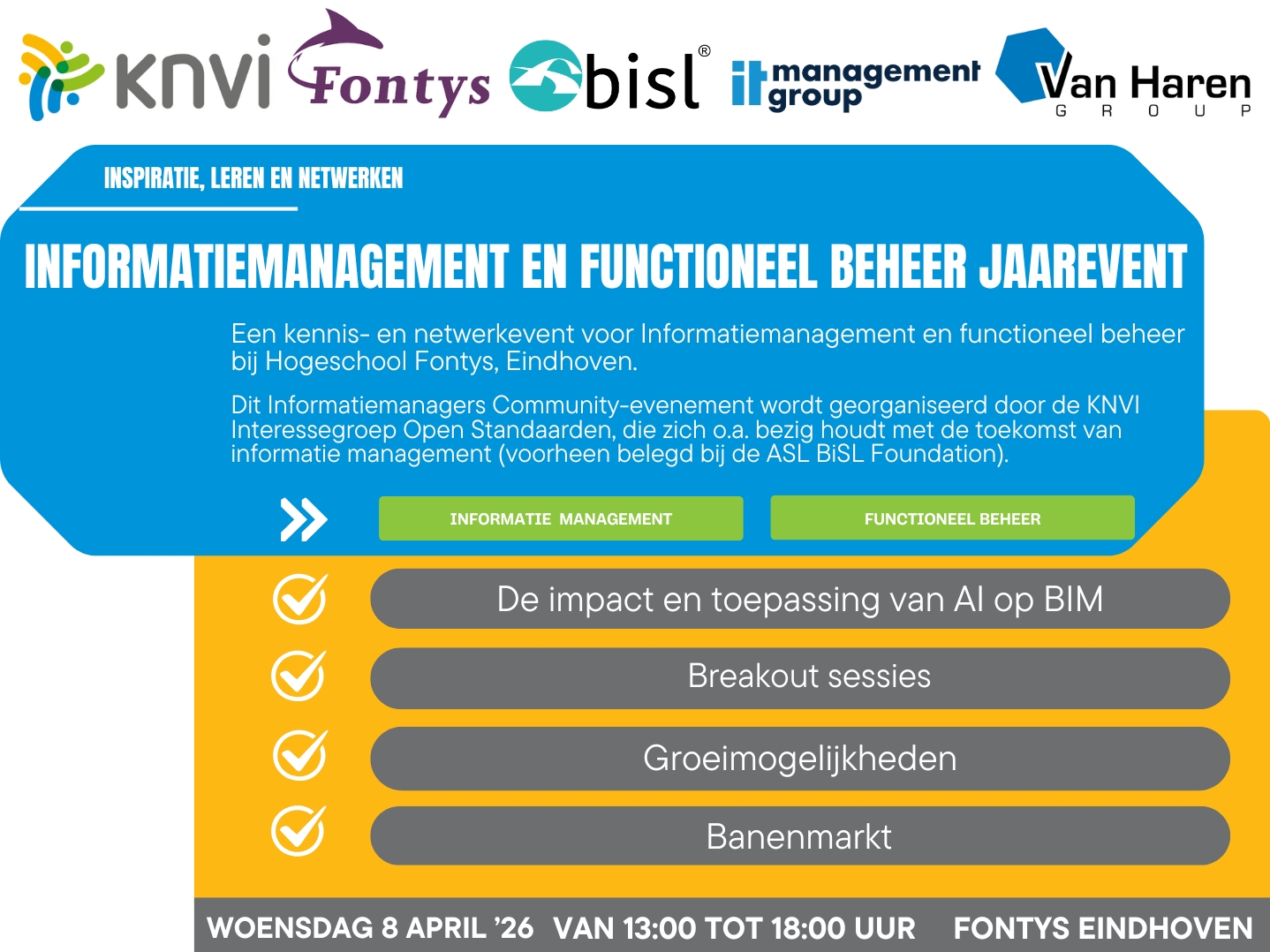 Informatiemanagement en Functioneelbeheer Jaarevent 2026